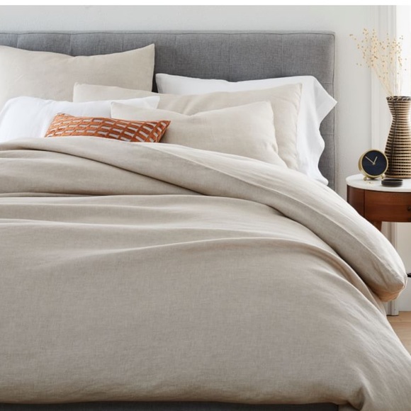 West Elm Bedding West Elm Organic Hemp Cotton Duvet Cover Fullqueen
